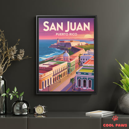 San Juan Travel Print | El Morro | Puerto Rico