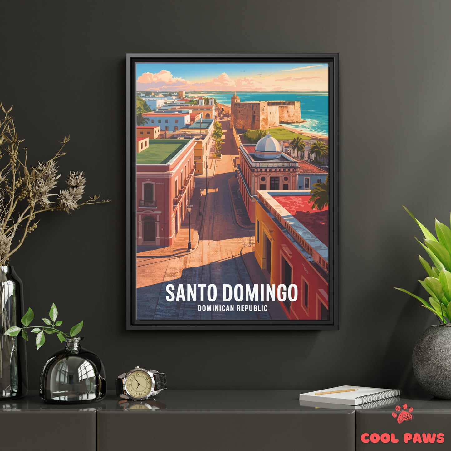 Santo Domingo  Travel Print | Ozama Fortress | Dominican Republic