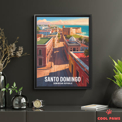Santo Domingo  Travel Print | Ozama Fortress | Dominican Republic