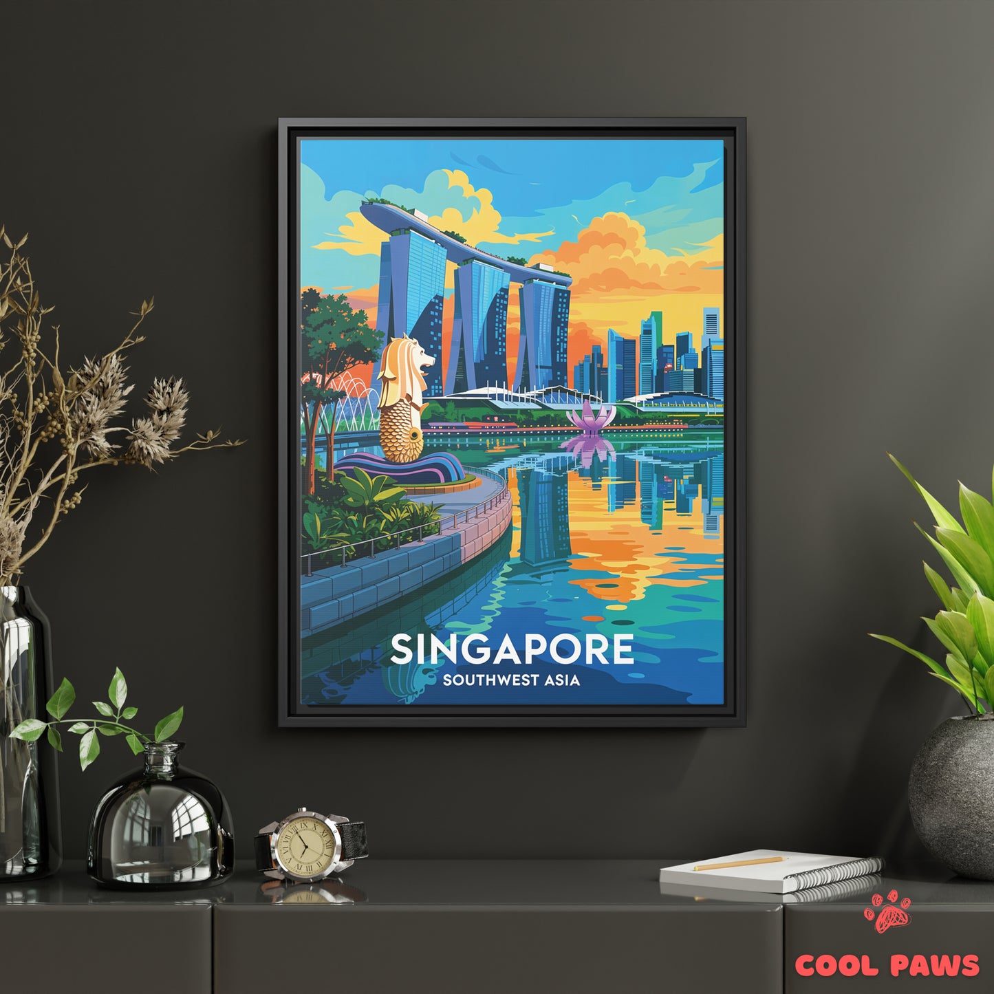 Singapore Travel Print | Marina Bay Sands
