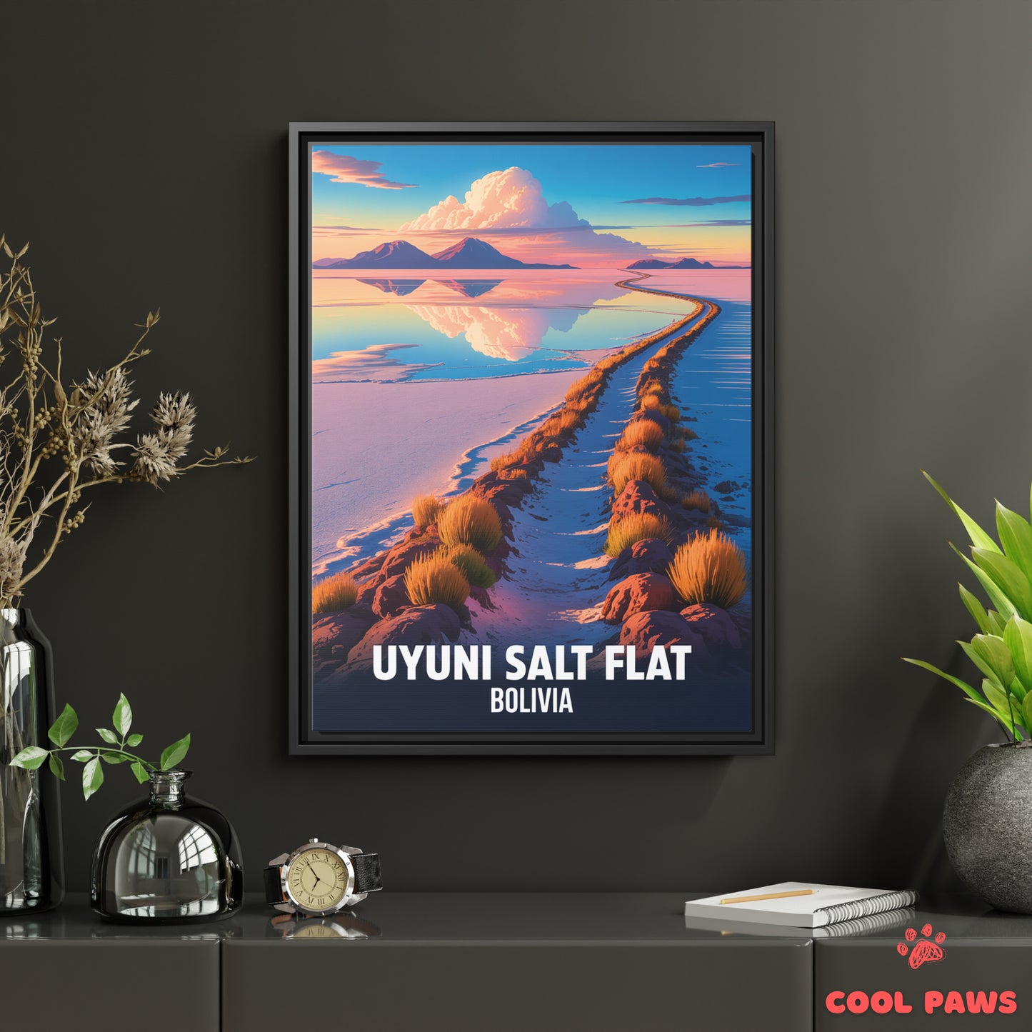 Uyuni Salt Flat Travel Print | Uyuni Salt Flats | Bolivia