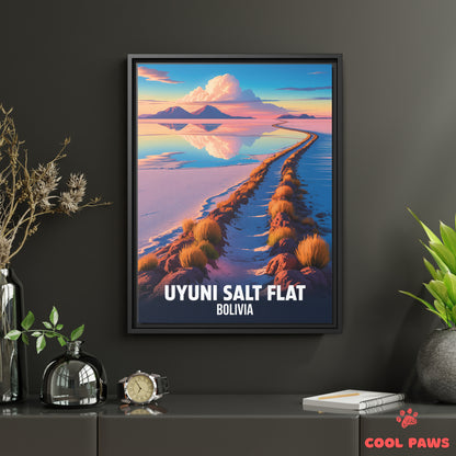 Uyuni Salt Flat Travel Print | Uyuni Salt Flats | Bolivia