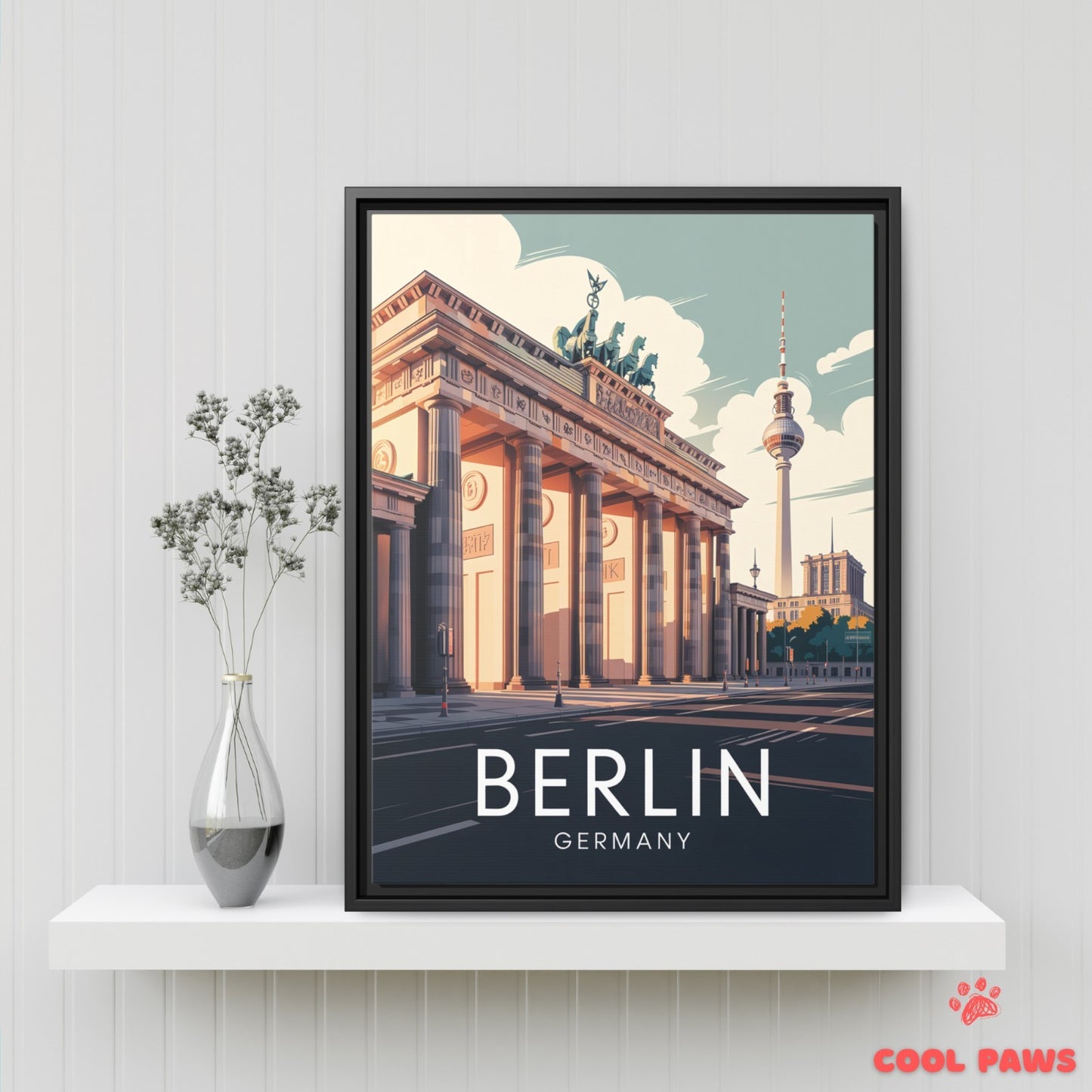 Berlin Travel Print | German Brandenburg Gate | Germany
