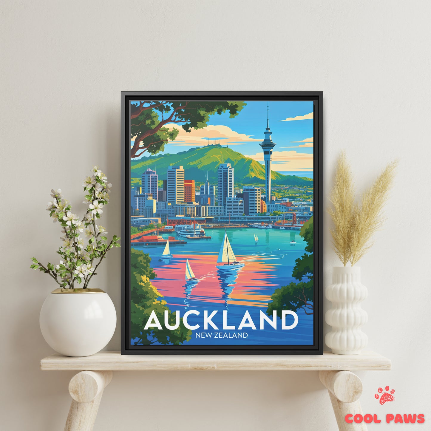 Auckland Travel Print | Sky Tower | New Zealand