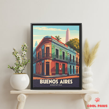 Buenos Aires Travel Print | Caminito Street | Argentina