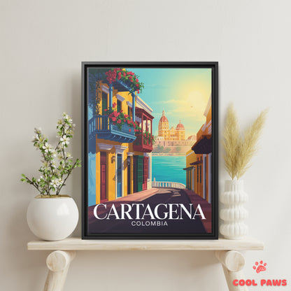 Cartagena Travel Print | Walled City | Colombia