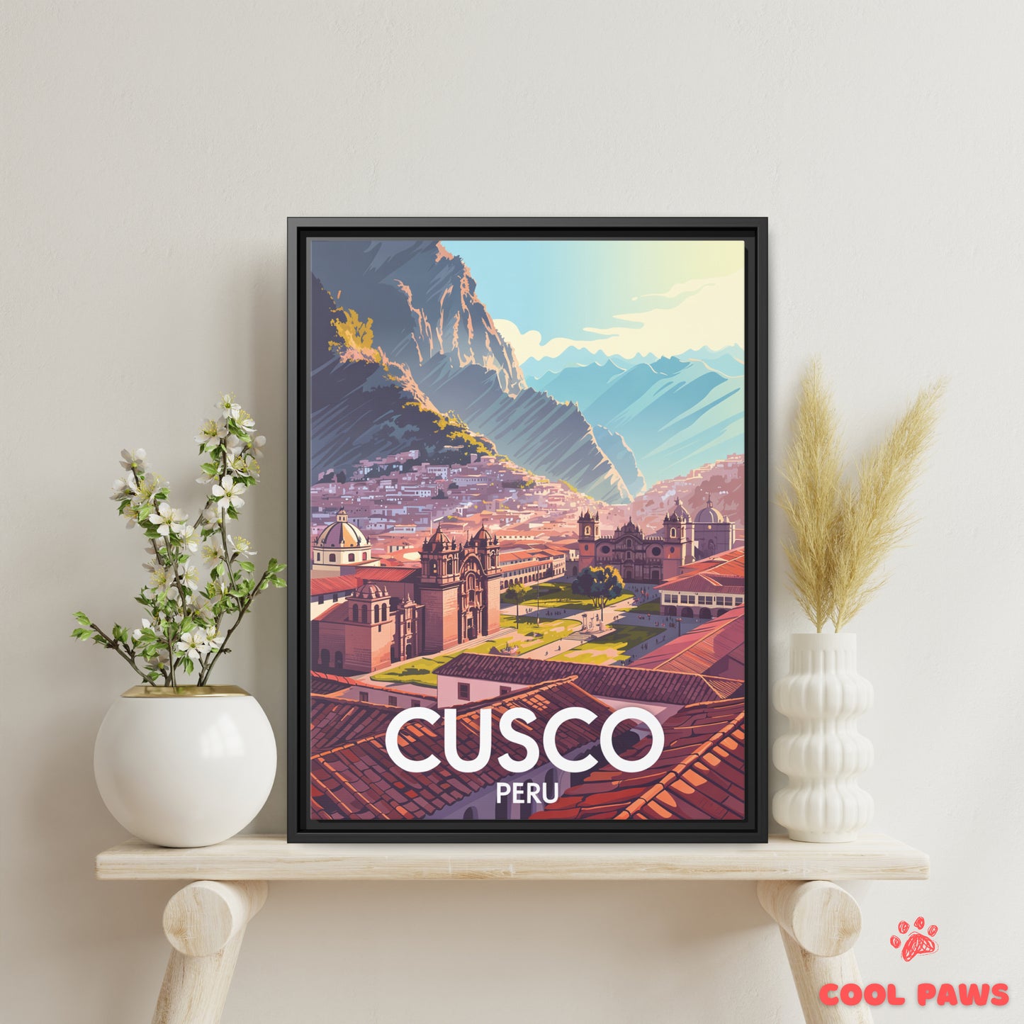 Cusco Travel Print | Plaza de Armas | Peru