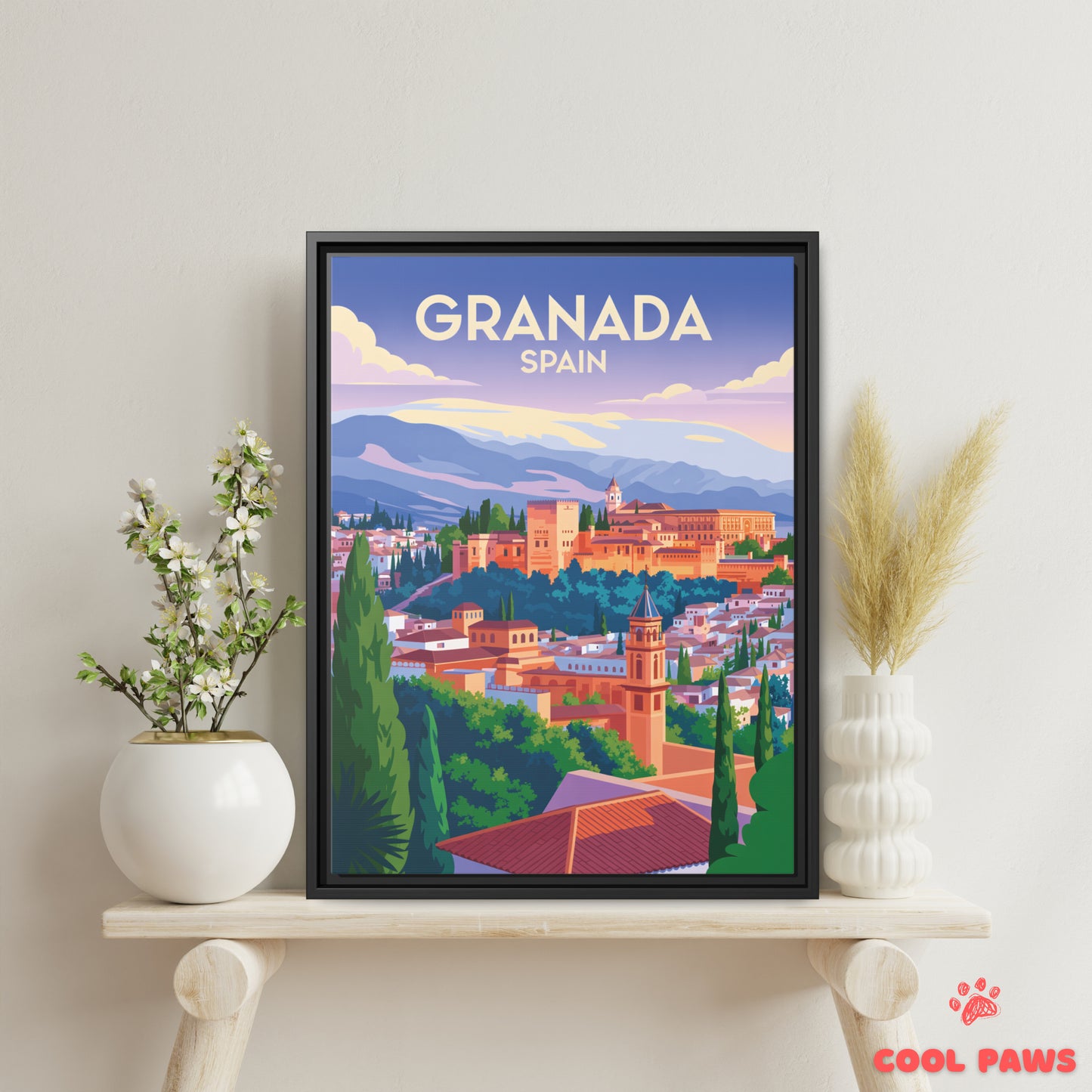 Granada Travel Print | Spanish Alhambra | Spain