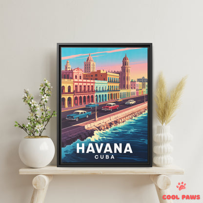 Havana Travel Print | Malecon | Cuba