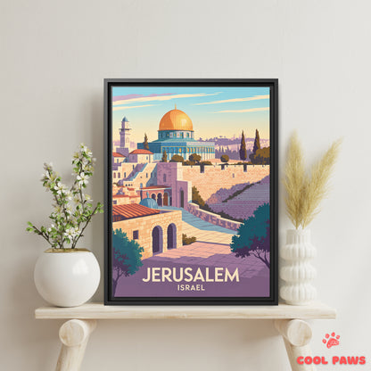 Jerusalem Travel Print | Dome of the Rock | Israel