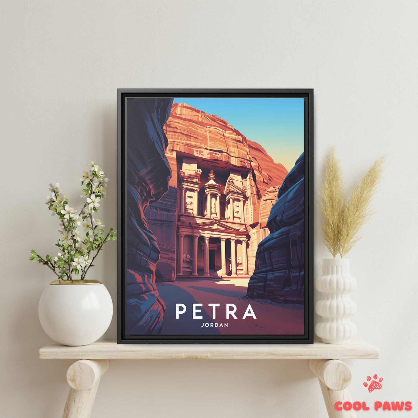 Petra Travel Print | The Treasury (Al Khazneh) | Jordan