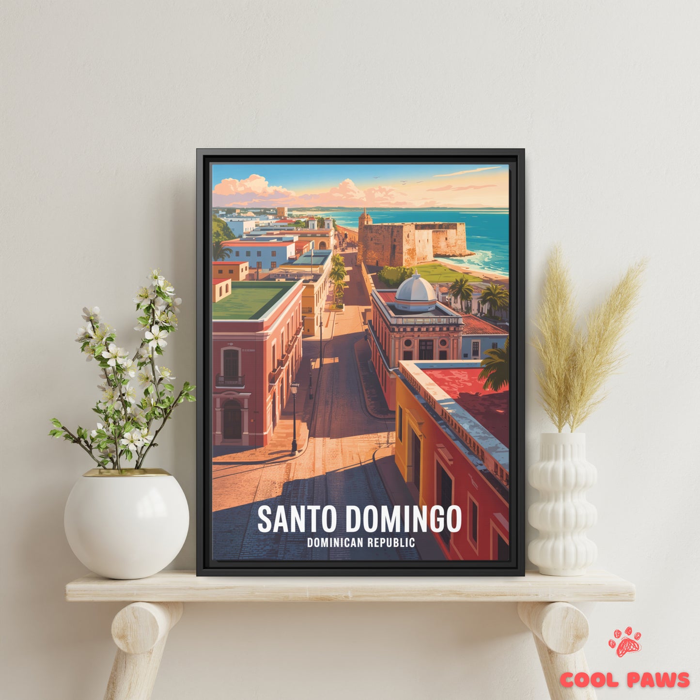 Santo Domingo  Travel Print | Ozama Fortress | Dominican Republic