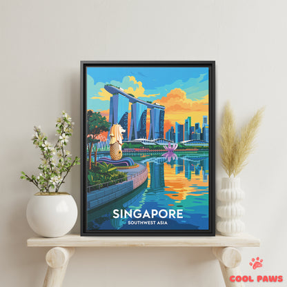 Singapore Travel Print | Marina Bay Sands