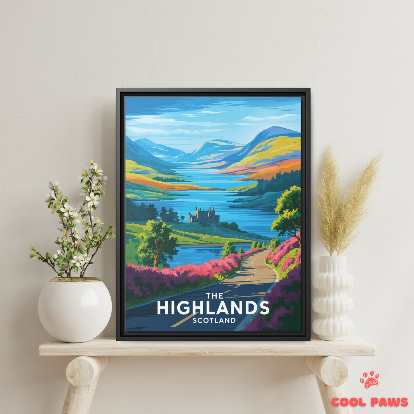 The Highlands Travel Print | Scottish Castle | Scotland