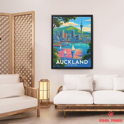 Auckland Travel Print | Sky Tower | New Zealand