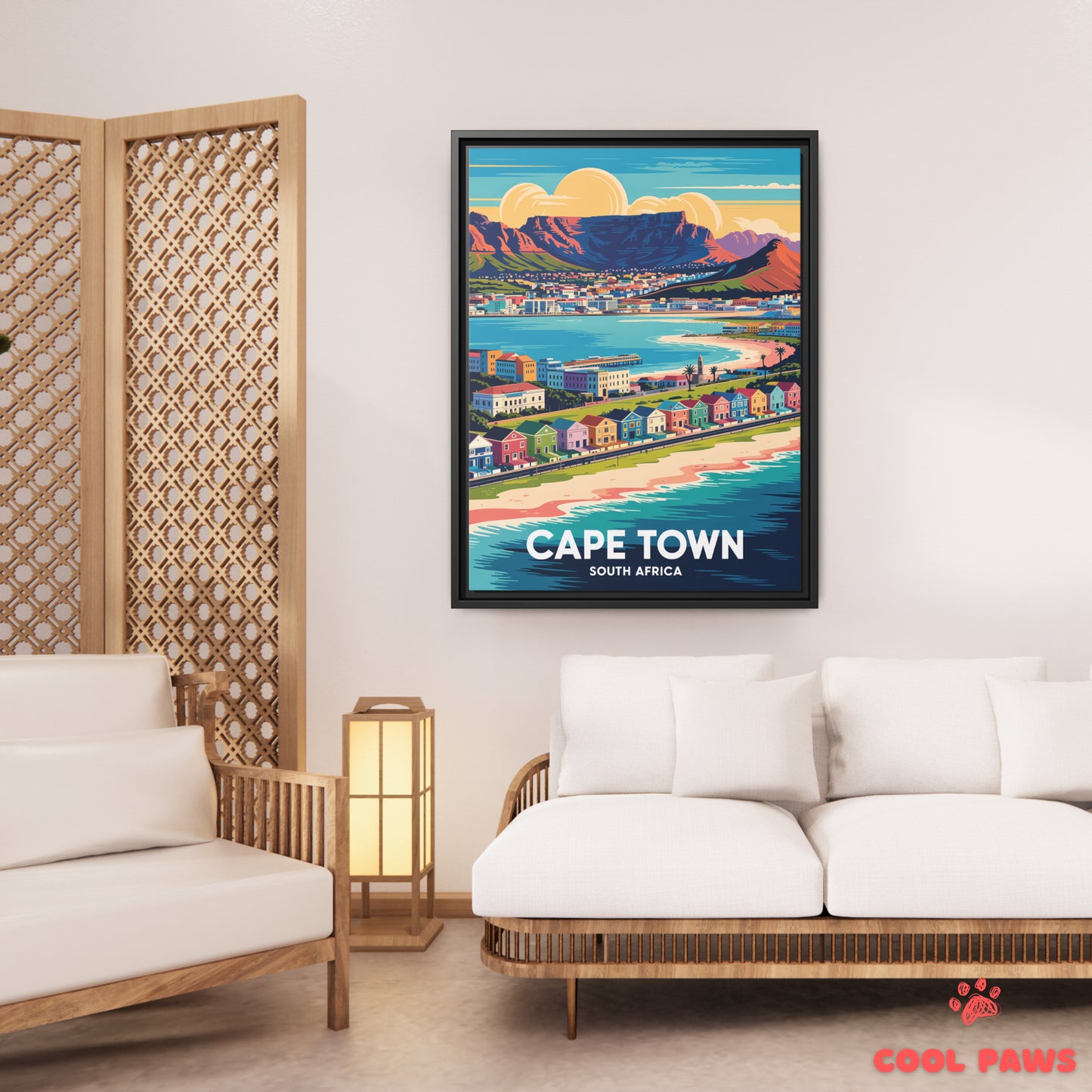 Cape Town Travel Print | Table Mountain | South Africa