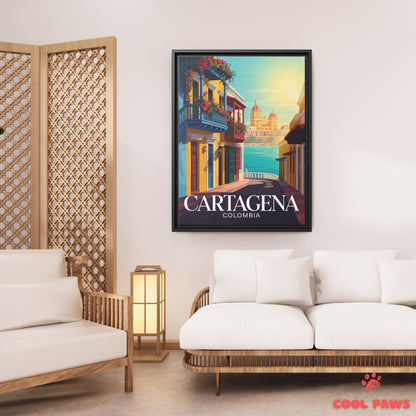 Cartagena Travel Print | Walled City | Colombia