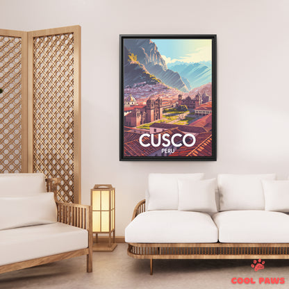 Cusco Travel Print | Plaza de Armas | Peru