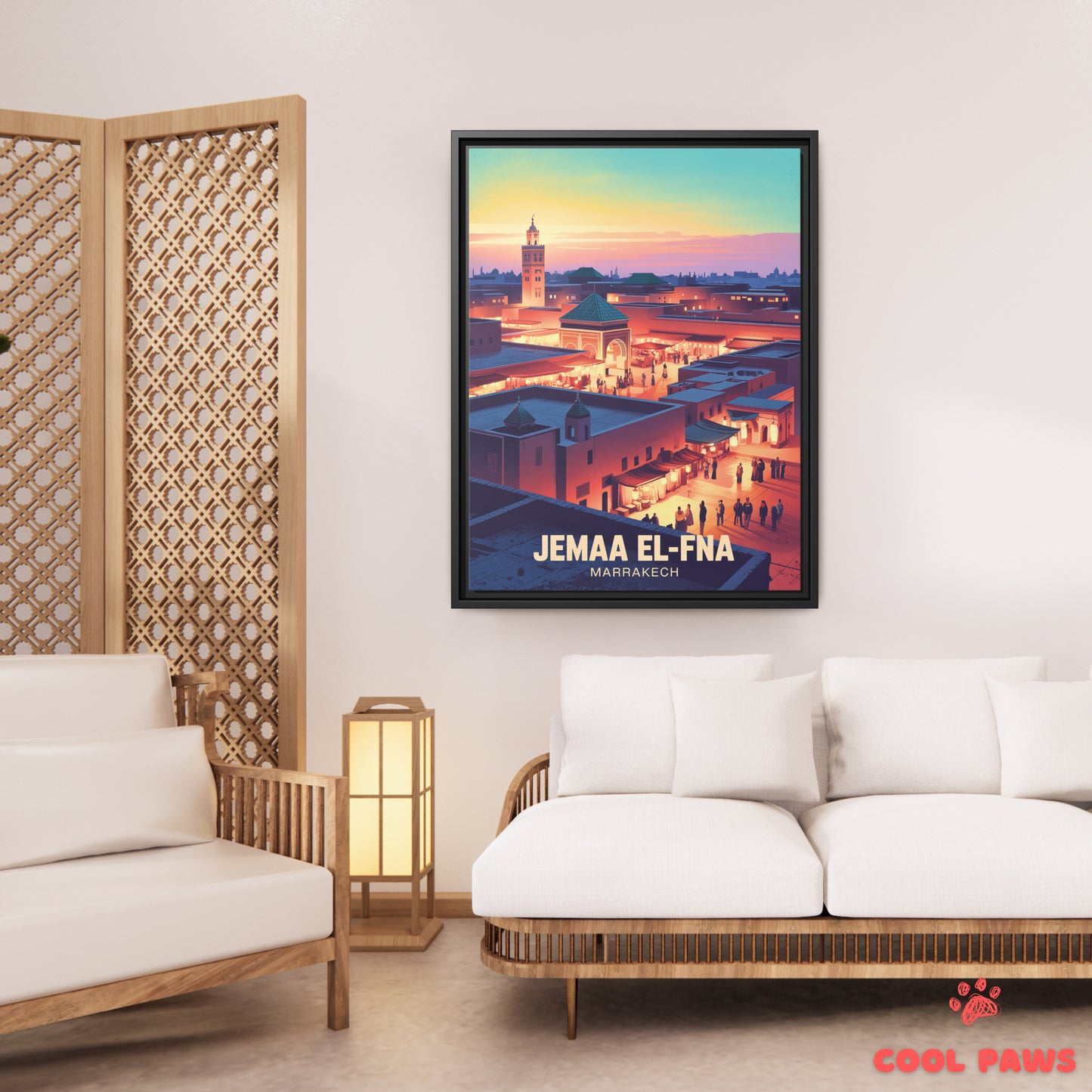 Djemaa el Fna Travel Print | Jemaa el Fna Square | Morocco