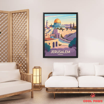 Jerusalem Travel Print | Dome of the Rock | Israel