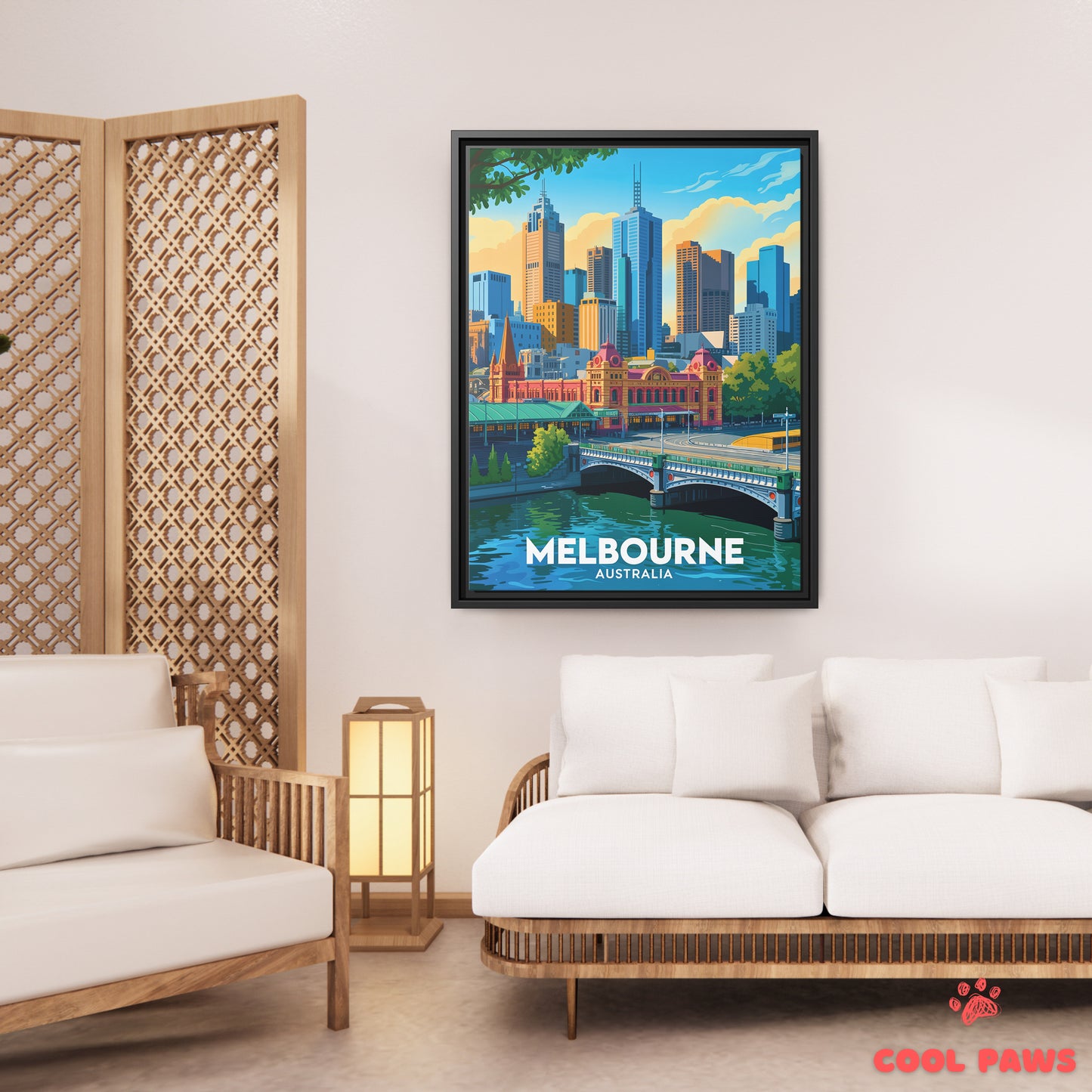 Melbourne Travel Print | Flinders Street Station | Australia