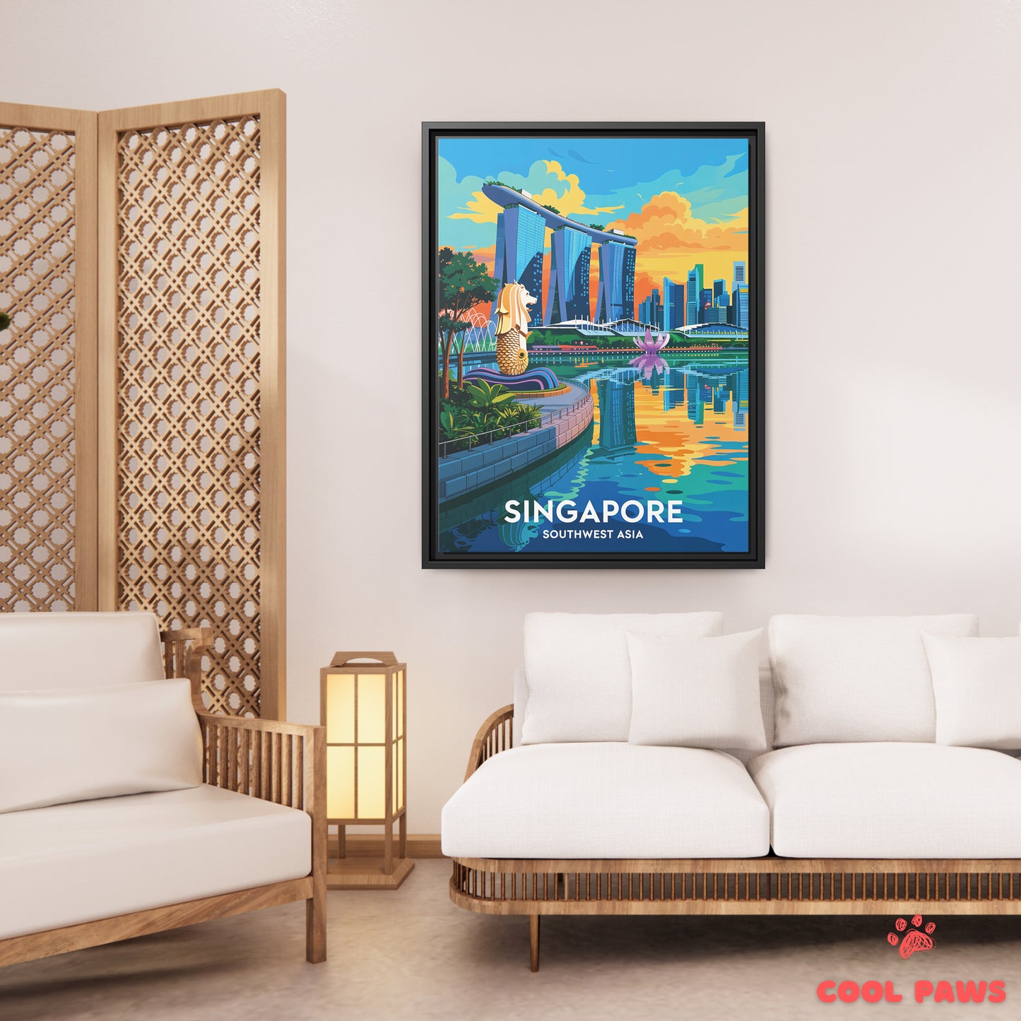 Singapore Travel Print | Marina Bay Sands