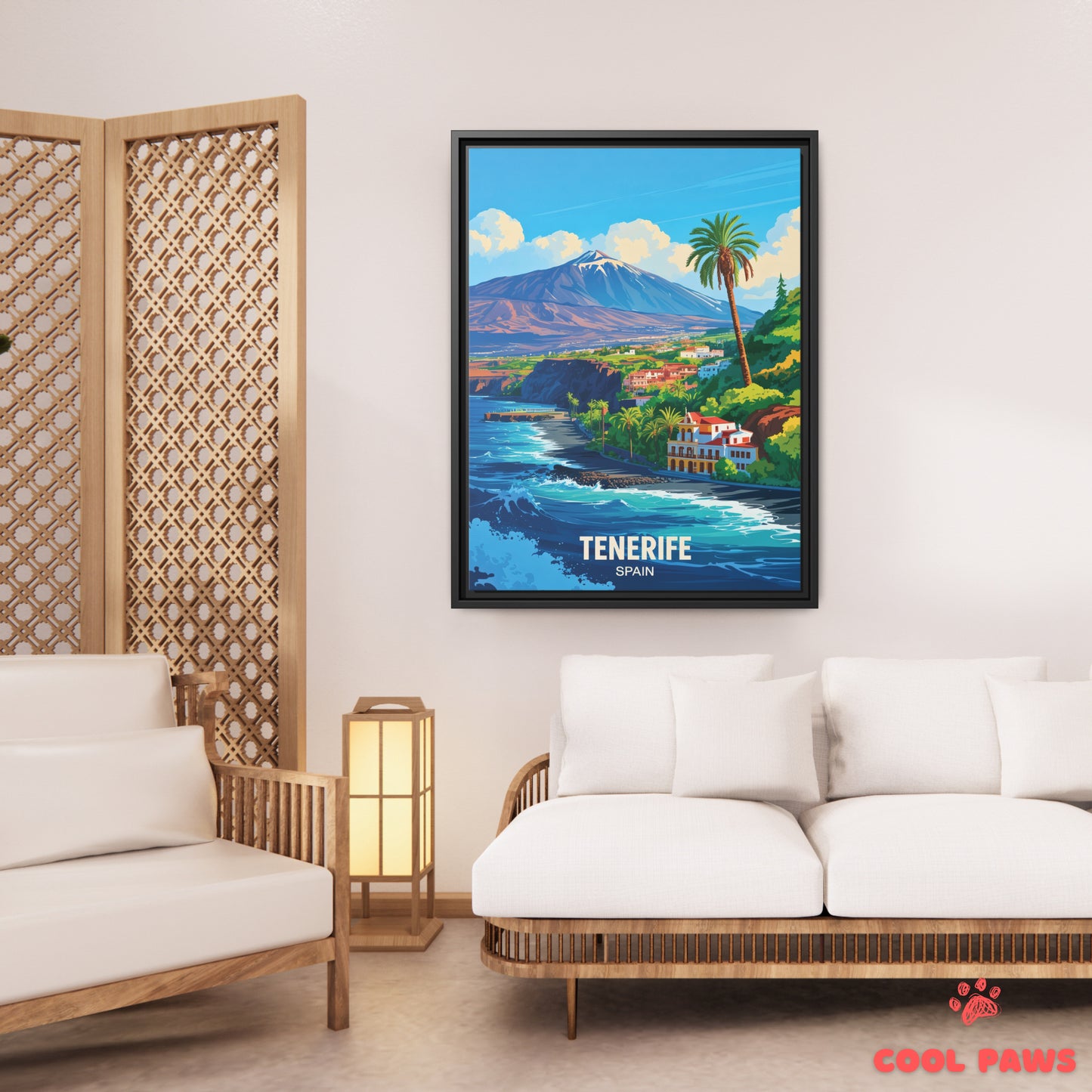 Tenerife Travel Print | Spanish Mount Teide | Spain