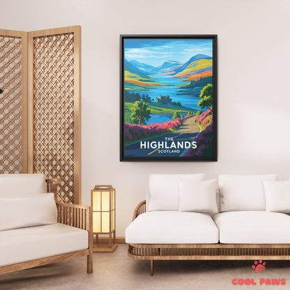 The Highlands Travel Print | Scottish Castle | Scotland