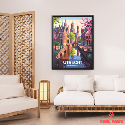 Utrecht Travel Print | Dutch Dom Tower | Netherlands