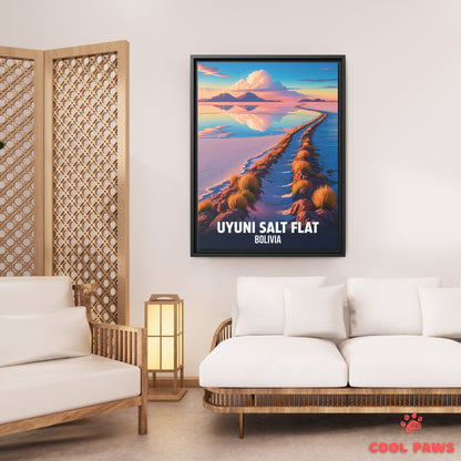 Uyuni Salt Flat Travel Print | Uyuni Salt Flats | Bolivia