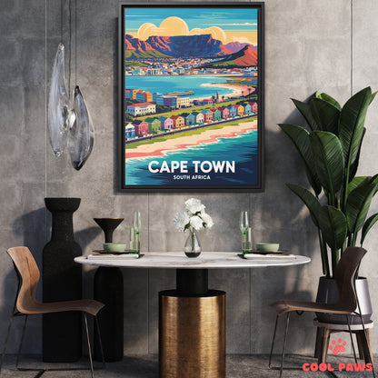 Cape Town Travel Print | Table Mountain | South Africa