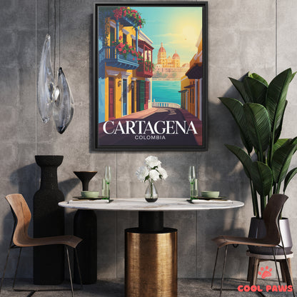Cartagena Travel Print | Walled City | Colombia