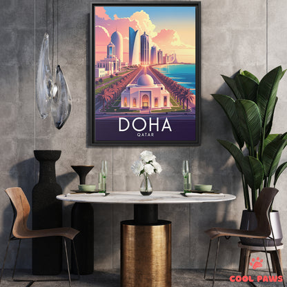 Doha Travel Print | Museum of Islamic Art | Qatar