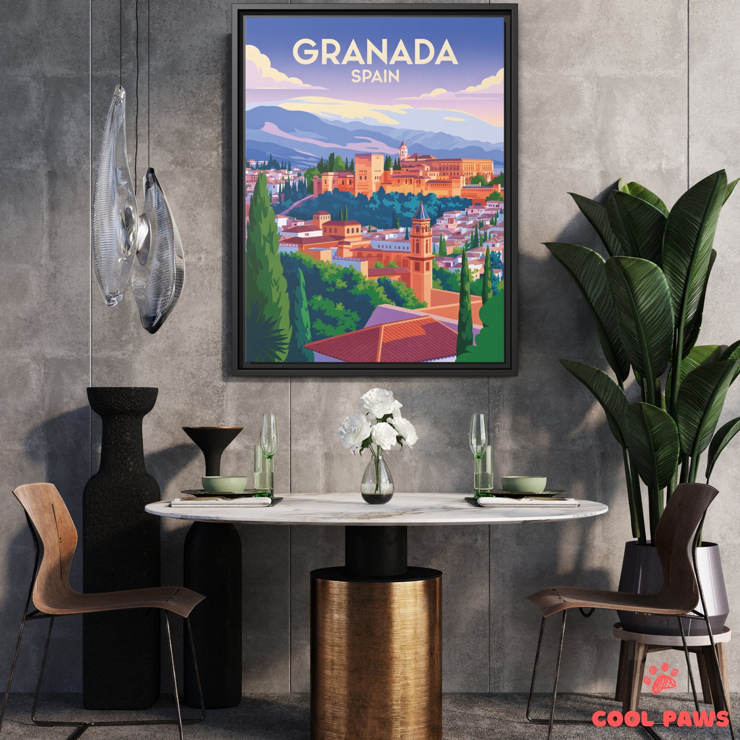 Granada Travel Print | Spanish Alhambra | Spain