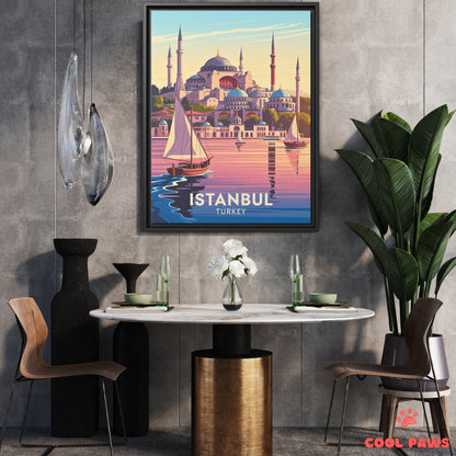 Istanbul Travel Art Print | Hagia Sophia | Turkey