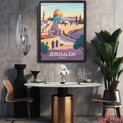 Jerusalem Travel Print | Dome of the Rock | Israel