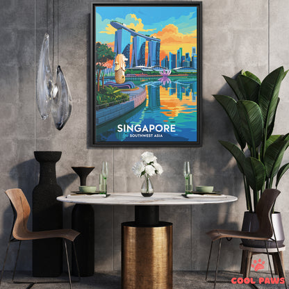 Singapore Travel Print | Marina Bay Sands