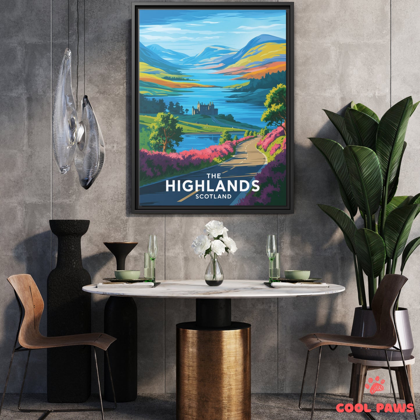 The Highlands Travel Print | Scottish Castle | Scotland