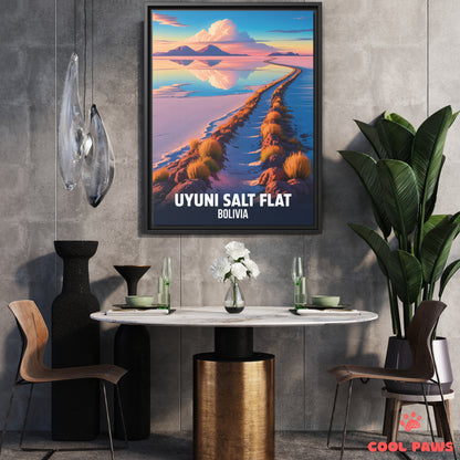 Uyuni Salt Flat Travel Print | Uyuni Salt Flats | Bolivia