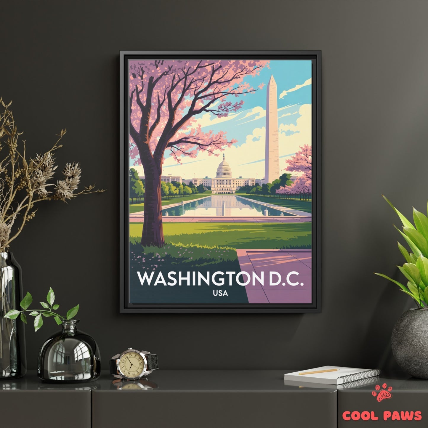 Washington D.C. Travel Print | U.S. Capitol