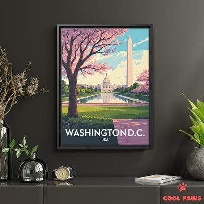 Washington D.C. Travel Print | U.S. Capitol