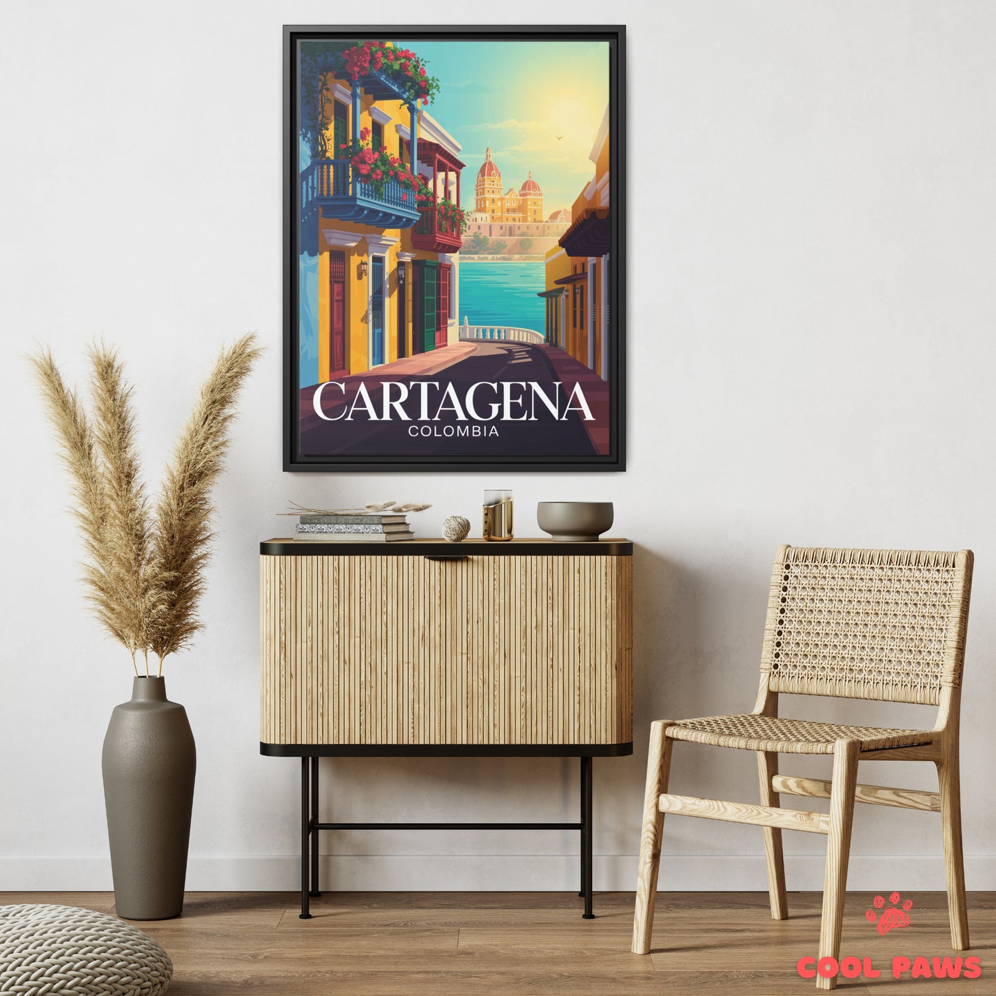 Cartagena Travel Print | Walled City | Colombia