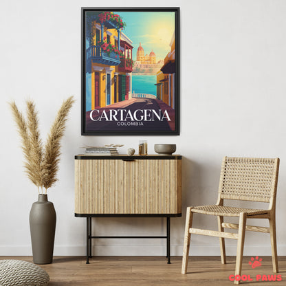 Cartagena Travel Print | Walled City | Colombia
