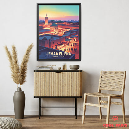 Djemaa el Fna Travel Print | Jemaa el Fna Square | Morocco