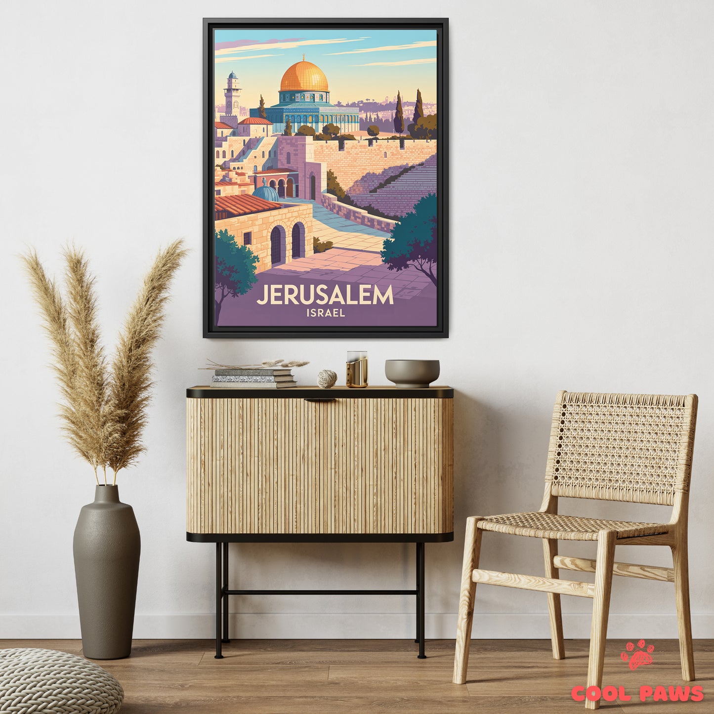 Jerusalem Travel Print | Dome of the Rock | Israel