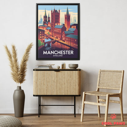 Manchester Travel Print | English Northern Quarter | England