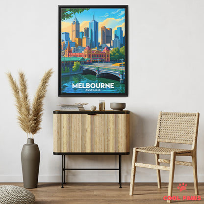 Melbourne Travel Print | Flinders Street Station | Australia