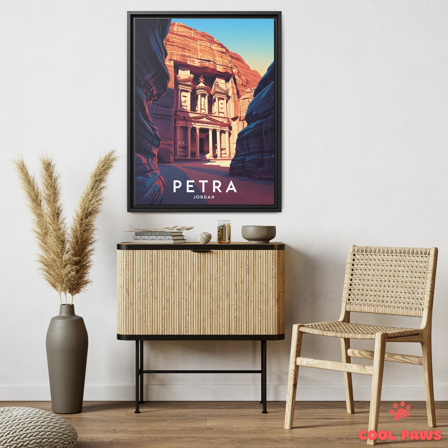 Petra Travel Print | The Treasury (Al Khazneh) | Jordan