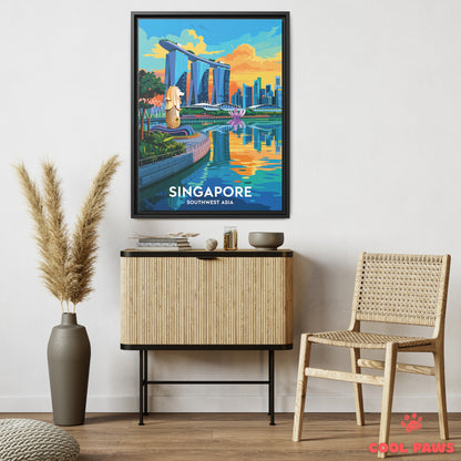 Singapore Travel Print | Marina Bay Sands