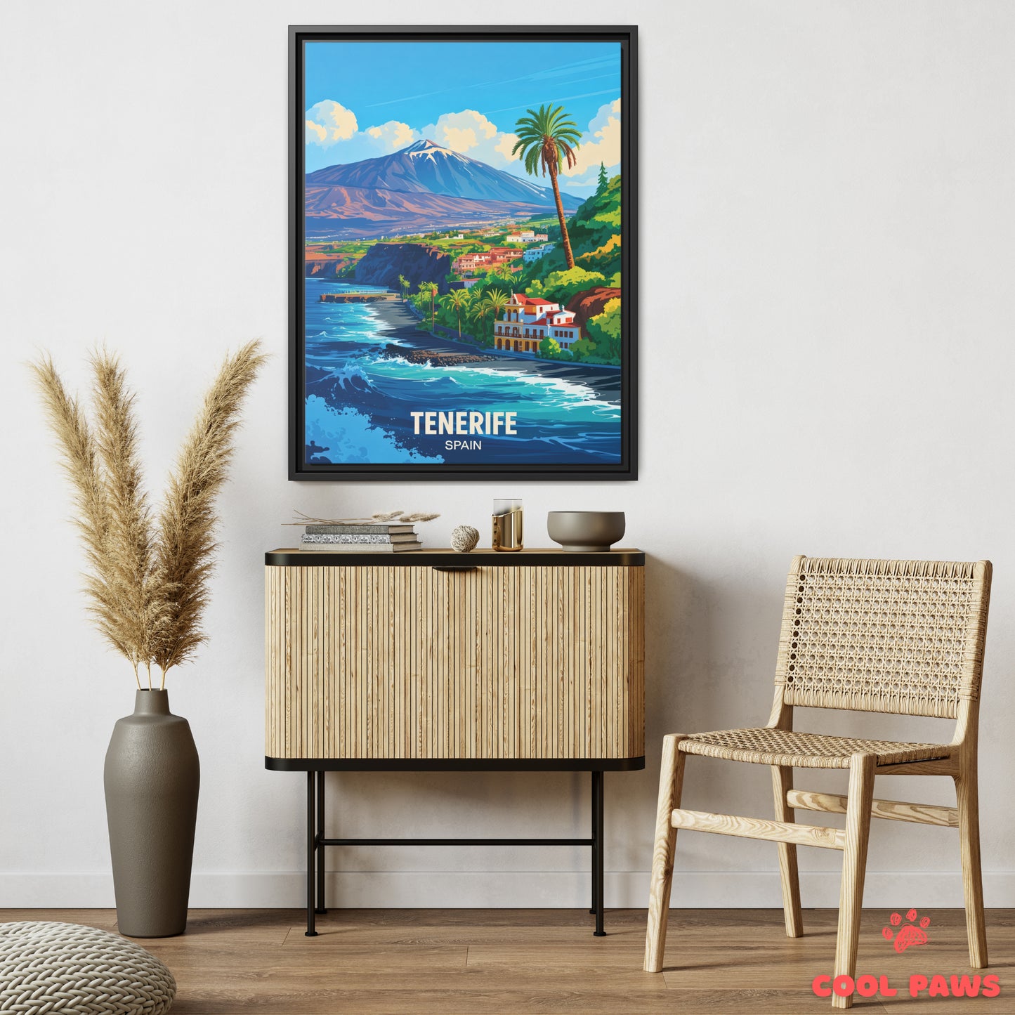 Tenerife Travel Print | Spanish Mount Teide | Spain